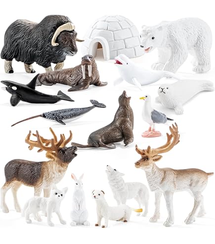 Ootsr 12 Figuras De Animales Marinos Del Océano Con 12 Tarje | Cuotas