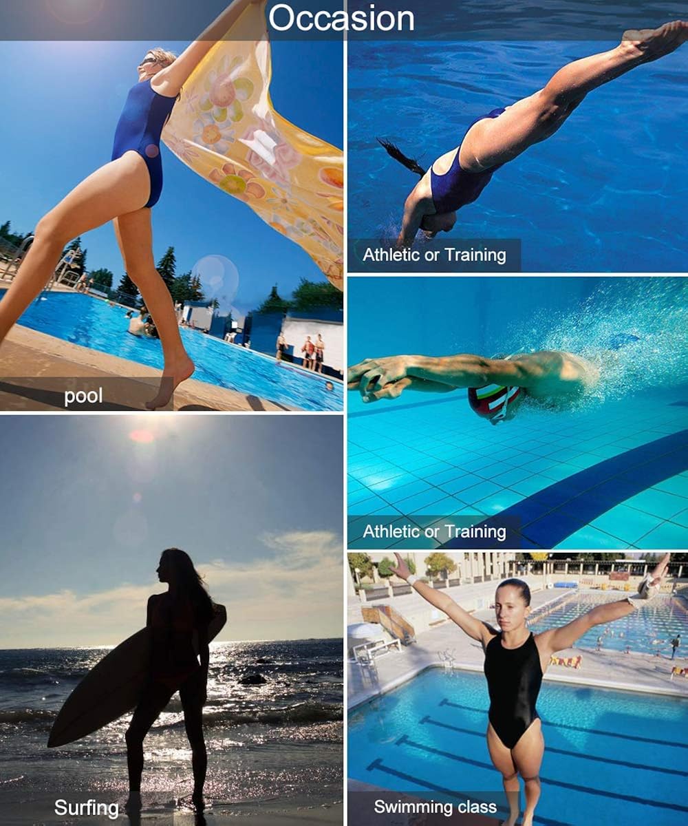 American Trends Swimsuit for Women One Piece Bathing Suits Athletic Training Swimsuits Womens Swimwear: Clothing