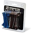 Team Golf NHL 2-3/4" Golf Tees, 50 Pack, Regulation Size, Multi Team Colors