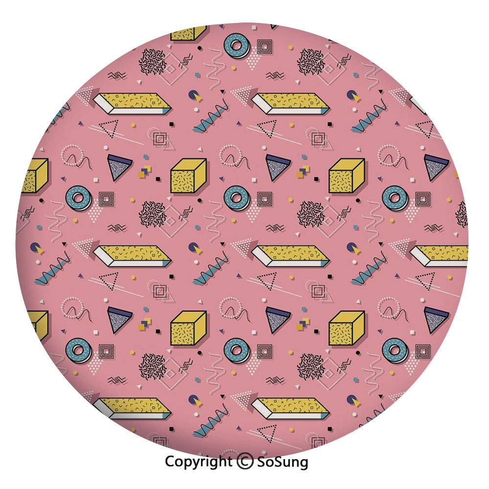 Funda de mesa ajustable de poliéster con bordes elásticos ...