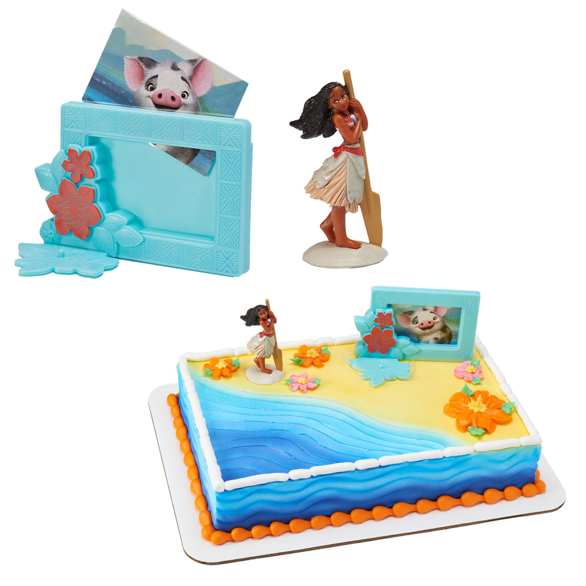 DecoPac Disney Moana Adventures In Oceania DecoSet Cake Decoration