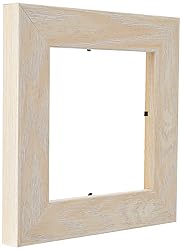 ArtToFrames 5x5 Inch Brown Picture Frame, This