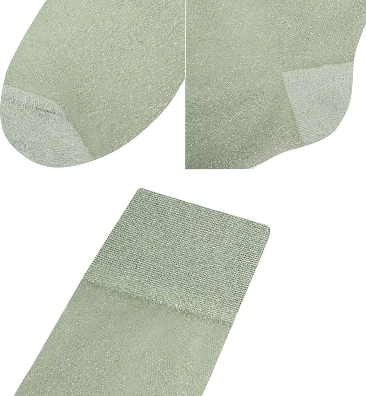 Womens Girls Sheer Shimmery Shinny Bling See Through Transparent Mesh Costume Novelty Knee High Socks,Green: Clothing