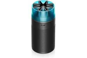 Dyson HushJet Purifier Compact, Quiet air purifier, App controlled, purifies up to 203 sq ft, Captures NO2 (Black/Teal)