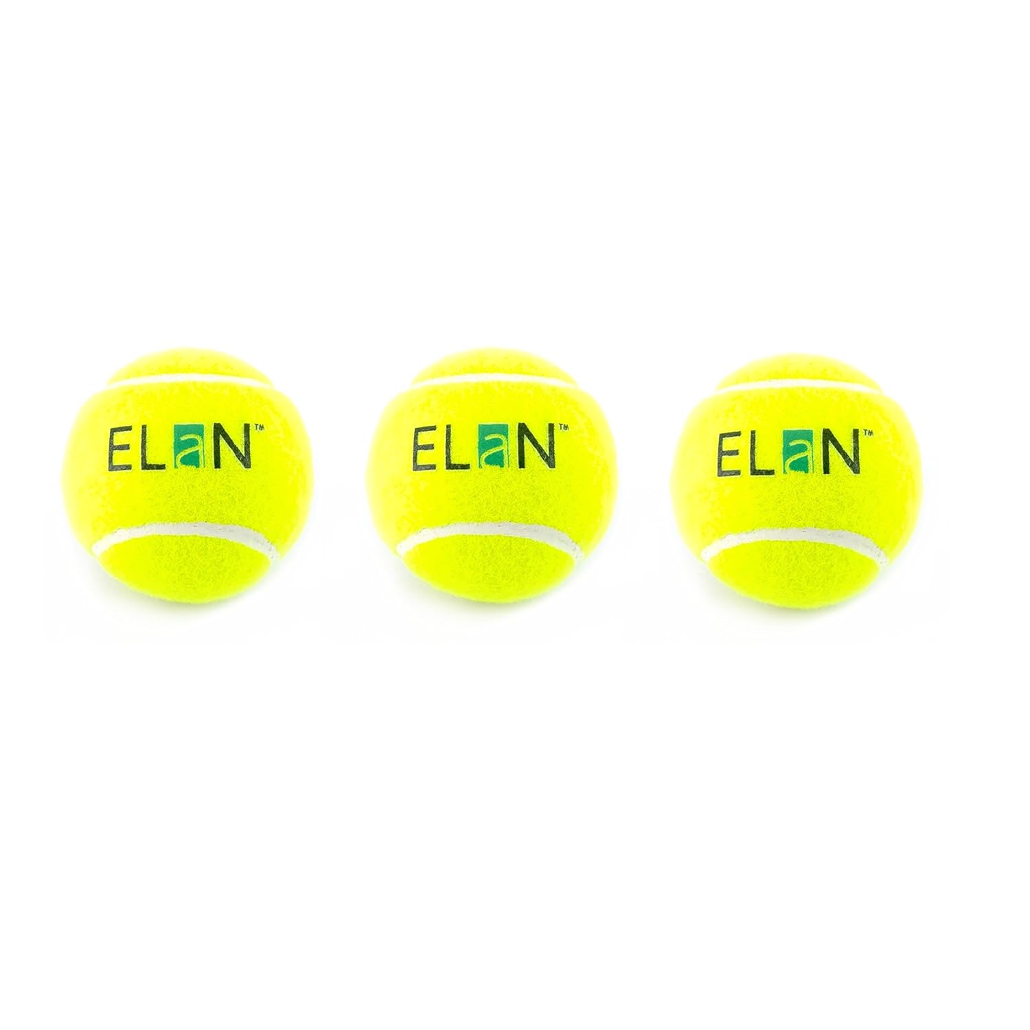 Elan Heavy Tennis Cricket Ball, Pack of 3 (Green) Amazon.in Sports