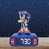 Lexibook Sonic Night Light Alarm Clock RL800SN Blue view 5