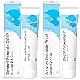 SALVE Benxop Benzoyl Peroxide 2.5% Pimples Cream 20gm (0.70 Oz) (2.5% Gel (Pack of 2))