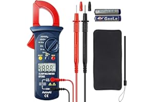 AstroAI Digital Clamp Meter 2000, Clamp Multimeter with Auto Range, Voltage Meter Measures AC Current, Voltage, Resistance, C