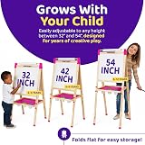 Blue Squid 3-in-1 Art Easel with Paper Rolls Magnetic Boards view 5