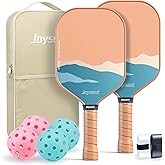 Joysent Pickleball Paddles Set of 2, Lightweight Pickleball Racket for Beginner, USAPA Approved Fiberglass Surface Pickleball Set with Non-Slip Comfort Grip