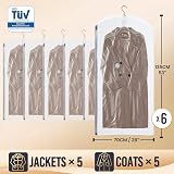 TAILI Hanging Vacuum Storage Bags 6 Jumbo 135x70x38 cm Wardrobe Organizer view 4