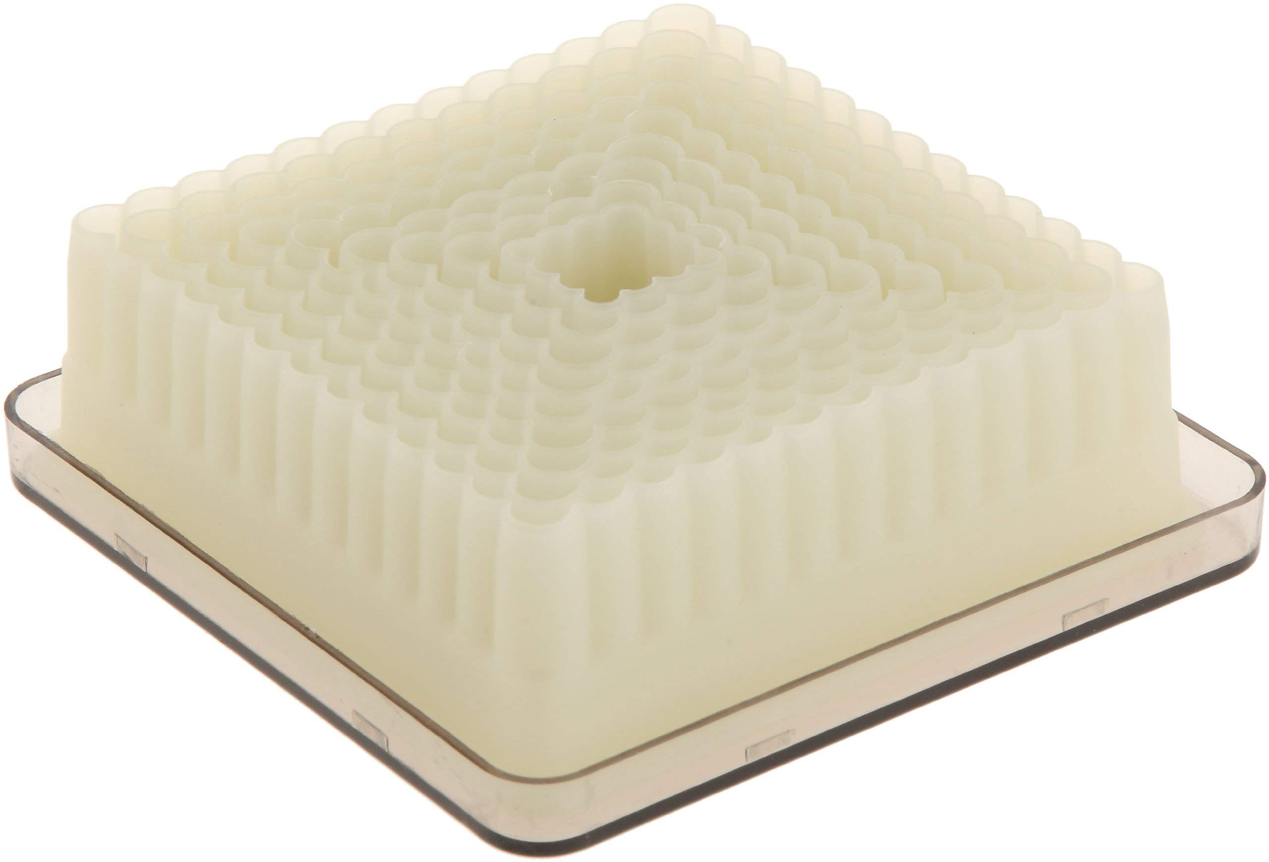 IBILI 784202 CORTA MASAS CUADRADO RIZADO (9 PC)