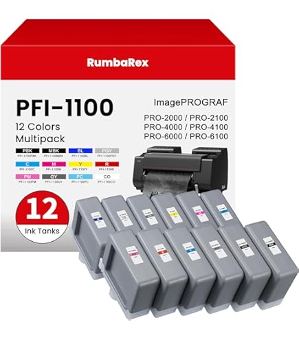 ク*ゲ様 新品・未使用⭐︎Canon PFI-1100 インクカートリッジセット Canon PFI-1100 Ink Tank Set | BlueDogInk.com