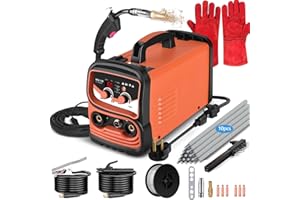 XR MARKET 150Amp MIG Welder, Dual Voltage 110V/220V, 3 IN 1 Portable Welding Machine for Flux Core MIG Welder/Lift TIG/Stick Welder with Synergic IGBT Inverter, Welder Machine for HomeDIY, Hobbyist