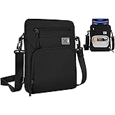 11 Inch Tablet Sleeve Shoulder Bag Compatible with iPad Pro 11 M4/M2/M1, iPad Air 11" M2 (2024) & 10.9" (5th/4th Gen), Surface Go 4/3, Shockproof Protective Case with Accessory Pockets & Handle