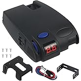 Kolasina 90160 Proportional Trailer Brake Controller for 1-3 axle | Fits Ford GM Chevy Dodge RAM Toyota Jeep, LED display, self-diagnostic, reverse mode, replaces Tekonsha 90160 Primus IQ