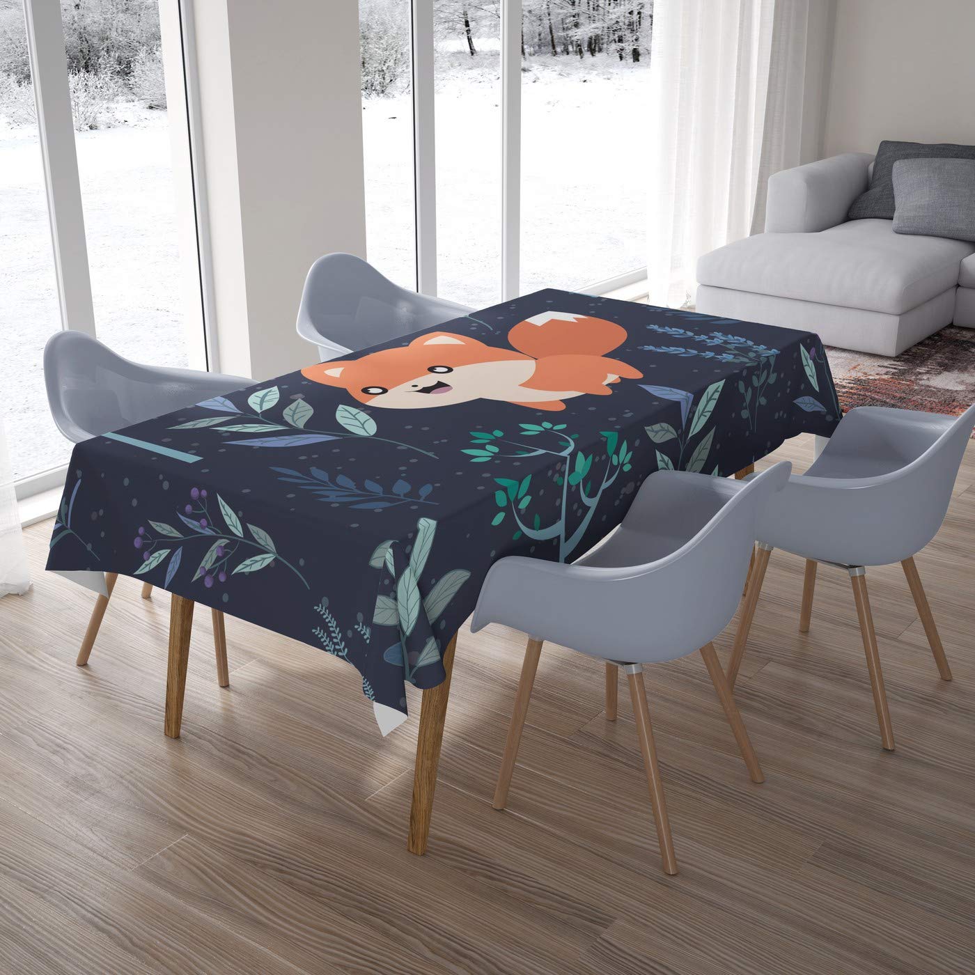 Bonamaison Kitchen Decoration, Tablecloth, 140cm x 200cm - Designed and Manufactured in Turkey