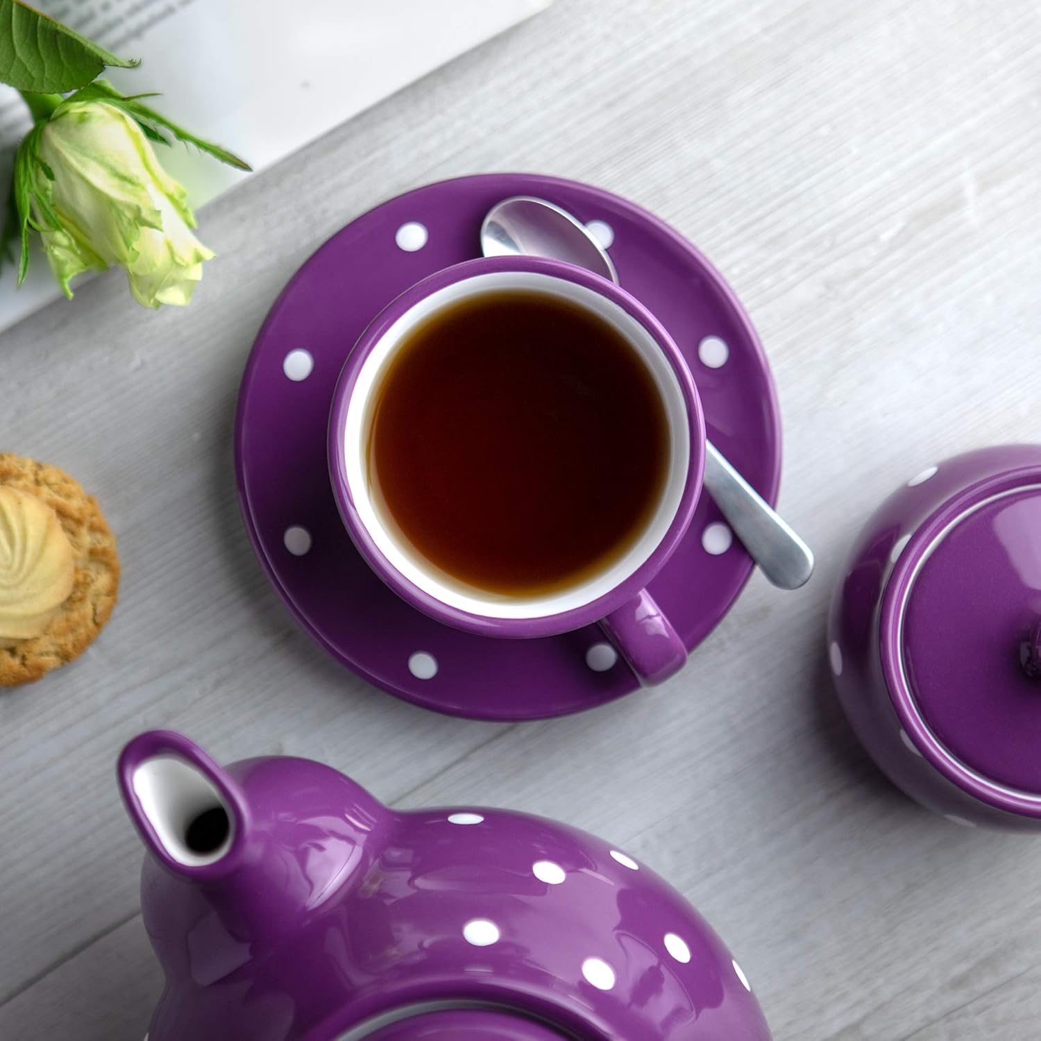 City to Cottage® Purple and White, Purple - 8.5oz (250ml), 8.5oz (250ml) - Image 4