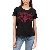 Junk Food NBA Monochrome Team Logo - Women's Short Sleeve Fan Tee - Officially Licensed NBA Apparel