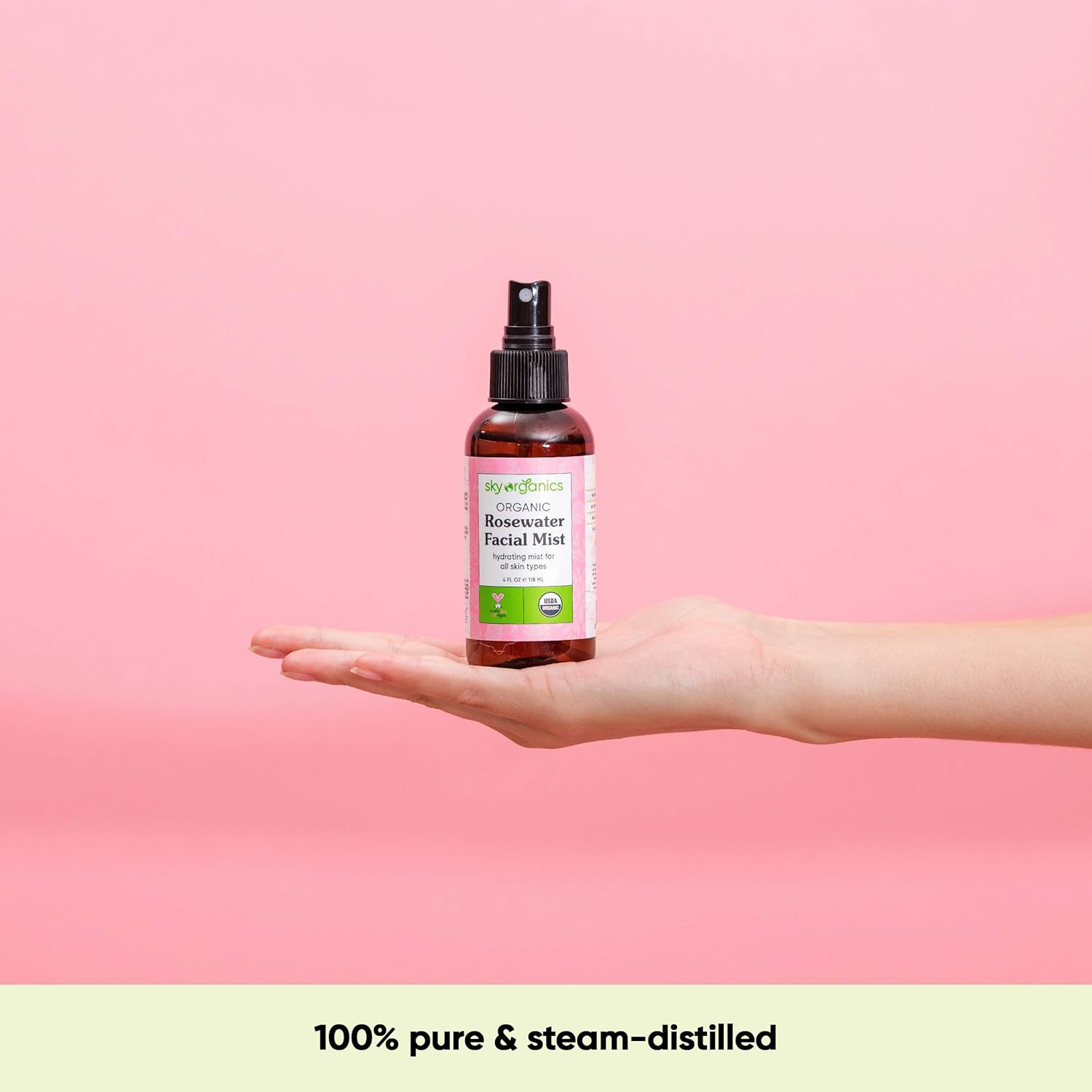 sky organics rose water facial mist