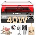 Creality Laser Engraver Falcon2 Pro 40W, Desktop Diode Laser Cutter and Engraver Machine with Enclosure,Smart Camera,Air Assist,Engraving Machine for Wood Acrylic Leather Stone(Laser 40W)
