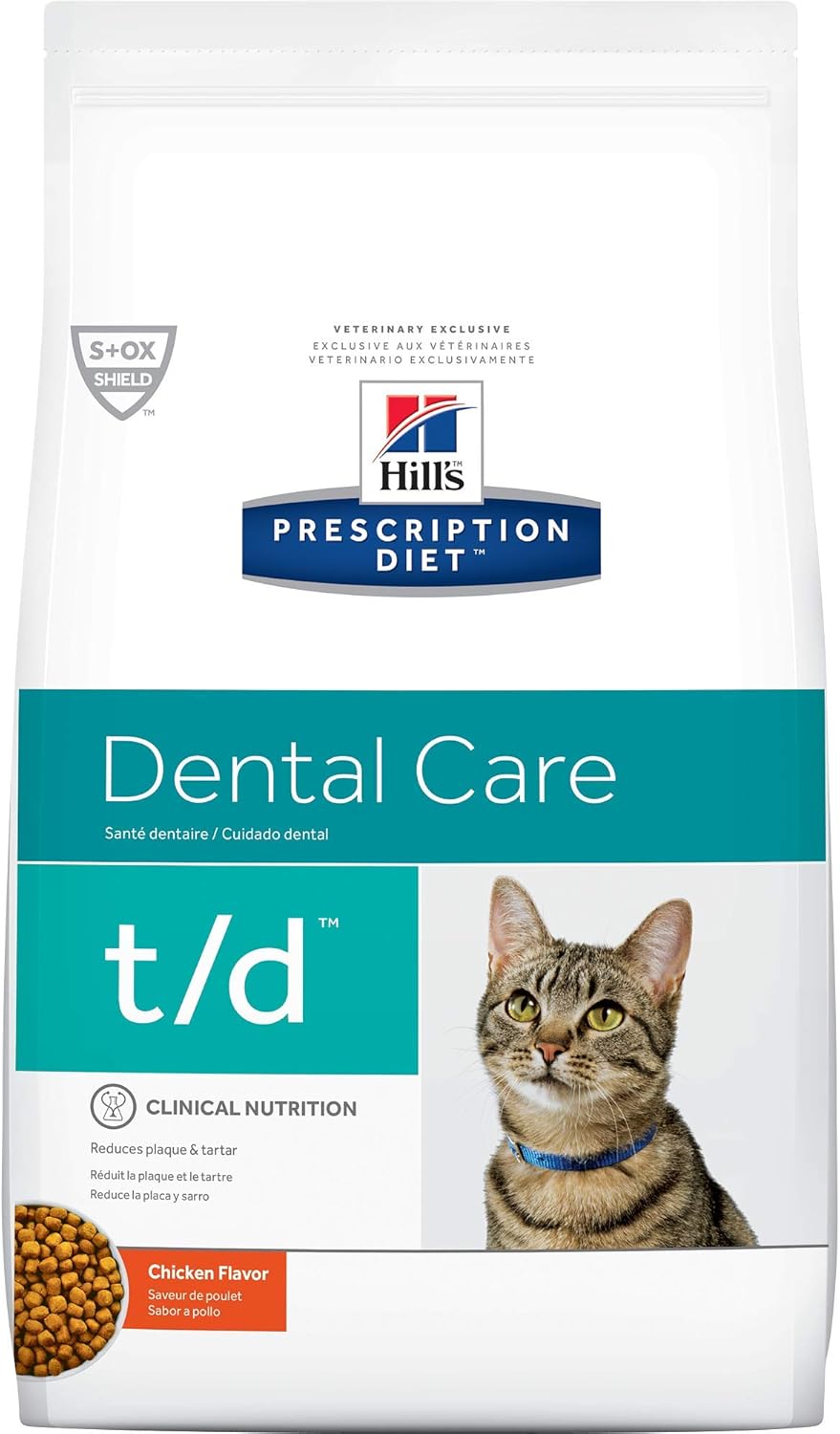 hill's prescription diet dental care cat