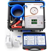 ANCEL BR2000 Elite Brake Fluid Service System, Pressure Pulse Bleeder Kit | Simplifies traditional brake bleeding with one-person 4-wheel service, stable pressure control, and no shop air required