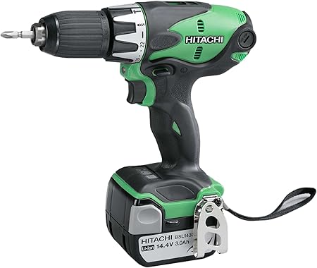 Hitachi Dv14dsl Perceuse Visseuse 14 4 V 3ah Vert Amazon Fr Bricolage