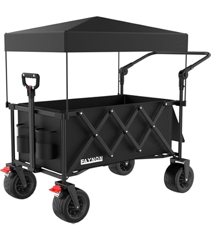 tent  Amazon.com: 沙灘車推車可折疊旅行推車適用於戶外露營附簷篷