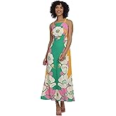 Maggy London Women's Dresses Bold Colorful Fun Printed Georgette Maxi Dress