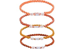 JEANUE 4 Pieces Baseball Necklaces for Boys,Three Braided Rope Tornado Sports Titanium Necklaces,Baseball Accessories Drip