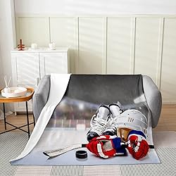 Fleece Throw Blanket with Fuzzy Flannel Lining for