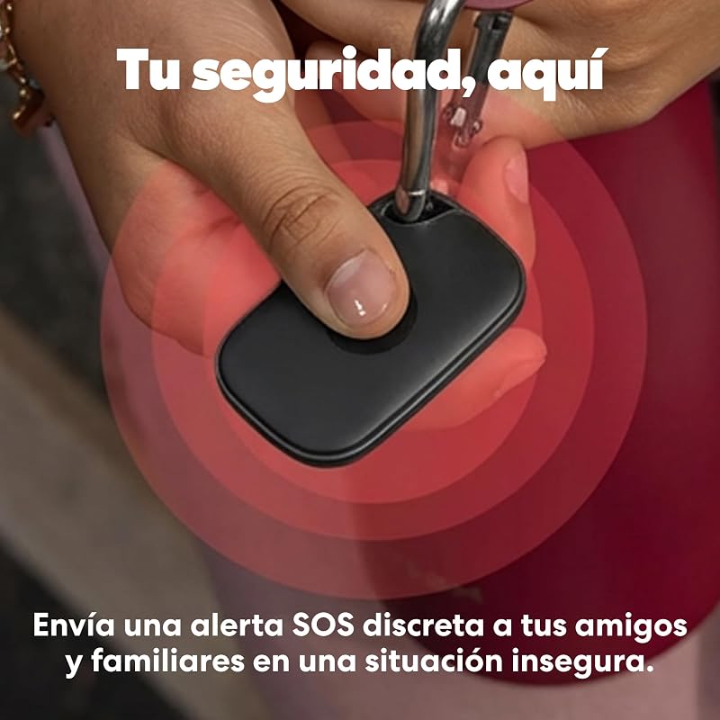 Tile Pro - Localizador Bluetooth potente, localizador de chaves e localizador de objetos para chaves, sacos e mais. Compatível com iOS e Android. Pack de 4 (Preto/Branco)