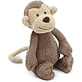Jellycat Bashful Monkey Stuffed Animal, Small 7 inches | Monkey Plush Toy | Classic Children's Gift
