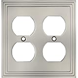 Cosmas 25033-FB Flat Black Double Toggle Switch Plate Switchplate Wall - View #8