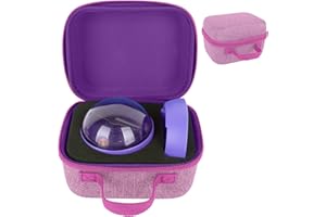 MGZNMTY Travel Case for Bitzee Hamster Ball Interactive Toy - Custom Foam Protective Carrying Box for Virtual Electronic Digital Pet Toy & Dock for Kids (Case Only) (Purple)