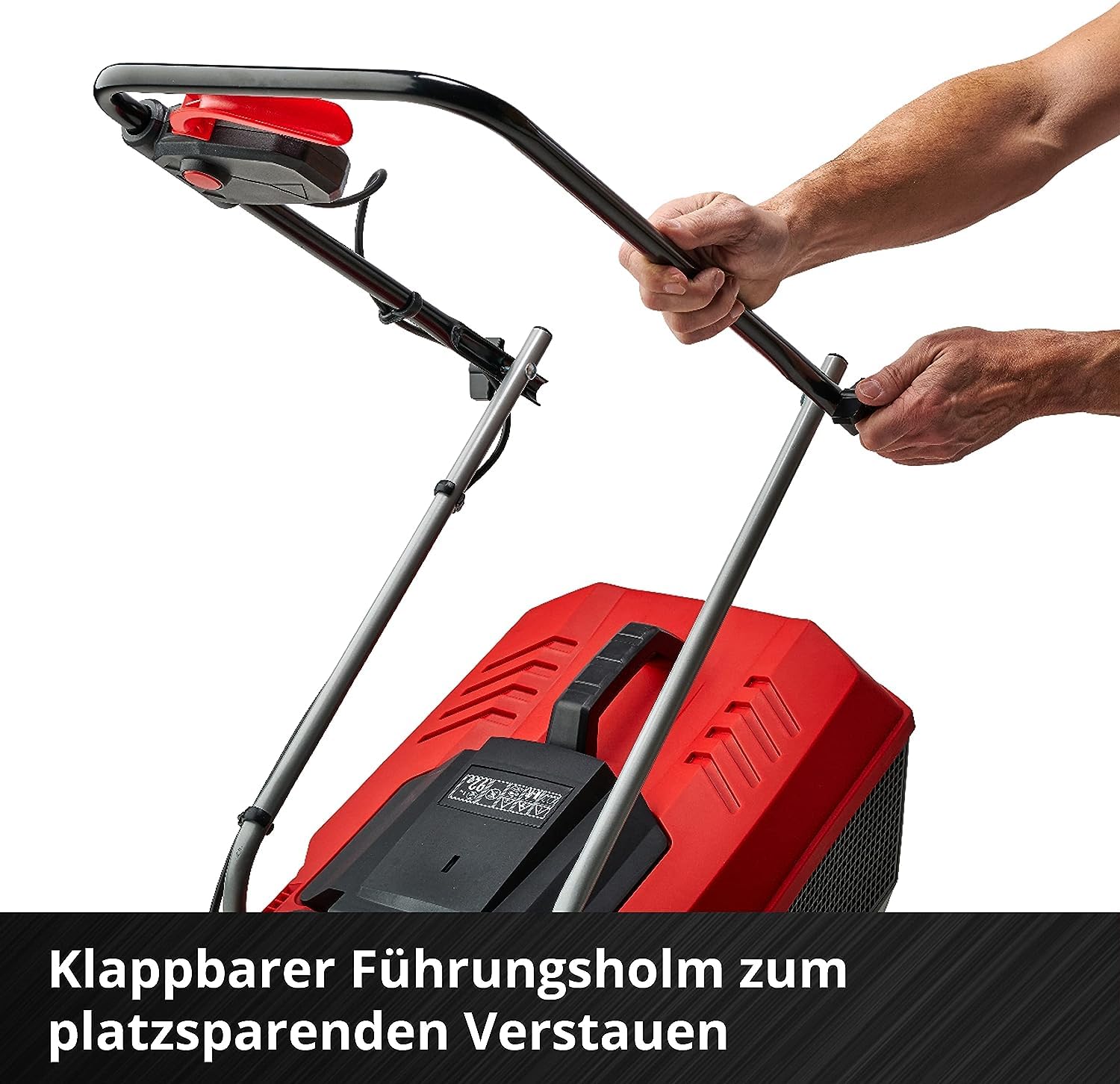 Einhell City Akku-Rasenmäher GE-cm 18/30 Li Kit Power X-Change (18 V, 30 cm Schnittbreite, bis 150 m², Brushless, 25L Fangkorb, 30-70 mm Schnitthöhe, inkl. 3,0 Ah Akku + Ladegerät) 8
