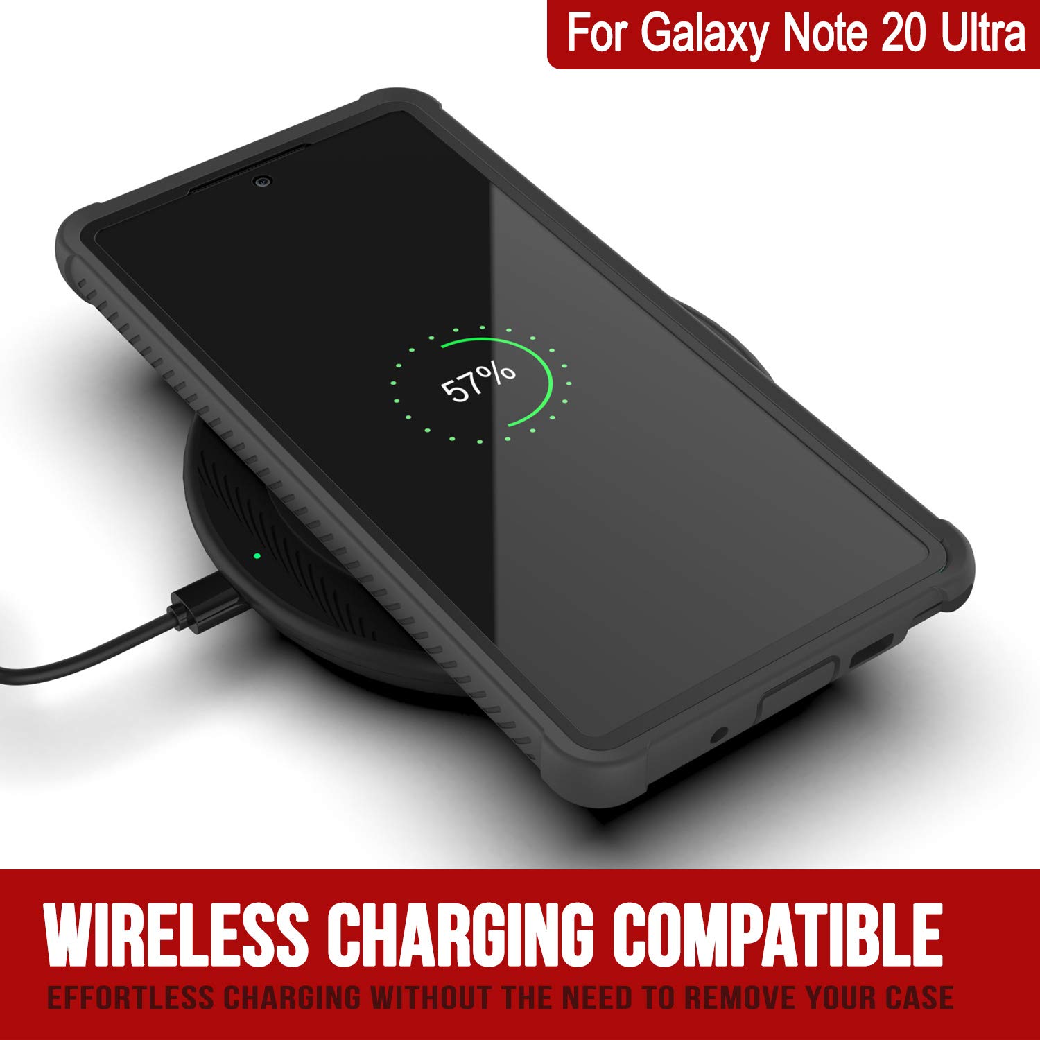 Punkcase Galaxy Note 20 Ultra Case Spartan Series Clear Rugged