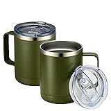MEWAY 12oz Coffee Mug With Handle 2 Pack