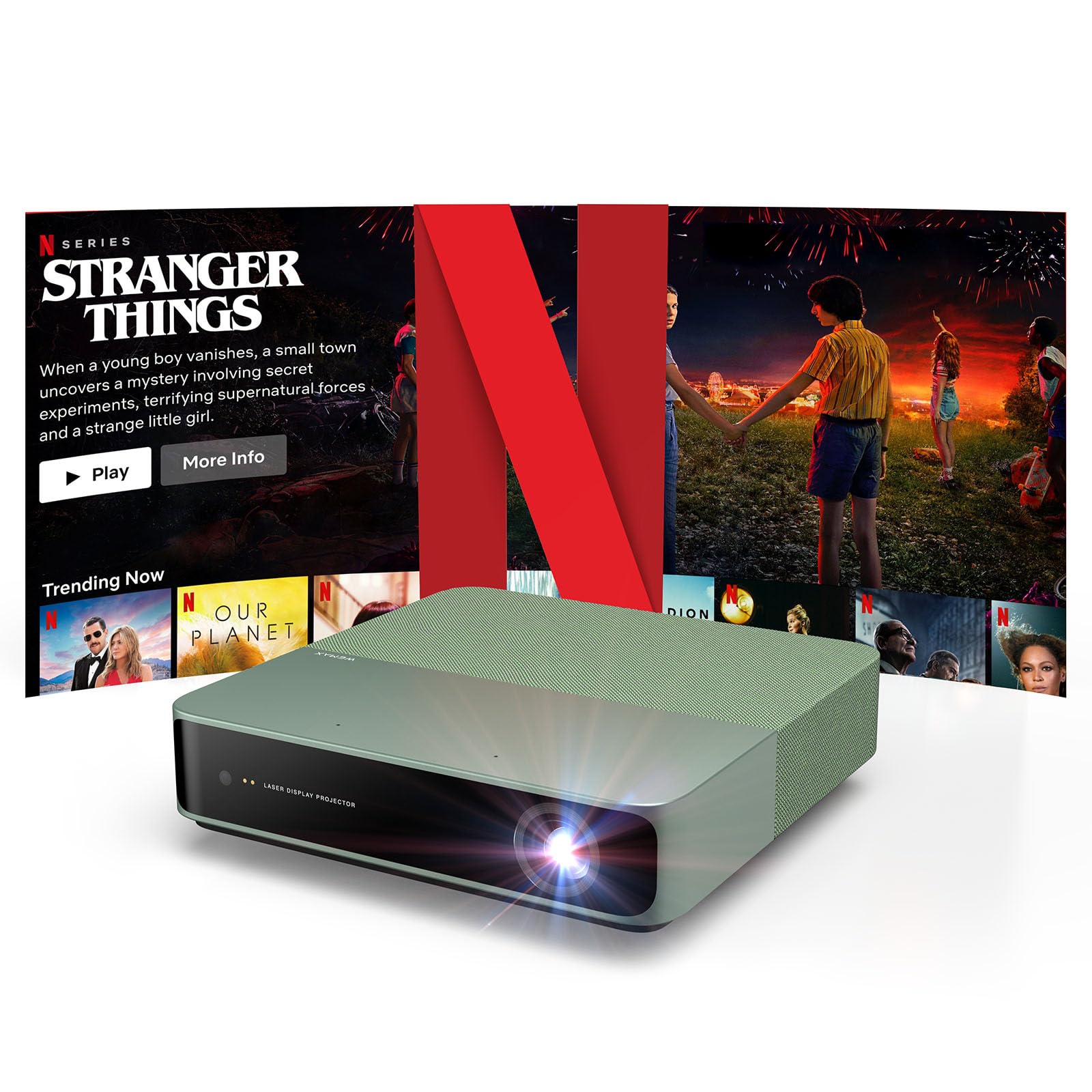 WEMAX ALPD Laser Projector, Netflix Officially Licensed, 500 ISO Lumens ...