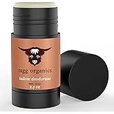 TAGG ORGANICS Purely Organic Deodorant from Grass-Fed Tallow and Natural Odor Neutralizers – Pure Essential Oils and Vitamin K For Skin Health and Nourishment – Scent Moo-La-La