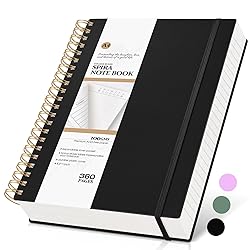 MUAHLIUB Spiral Notebook Journal College Ruled