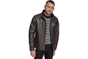 Calvin Klein Mens Everyday Essential Faux Leather JacketJacket