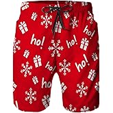 Daozundi Mens Swim Trunks with Mesh Lining,Quick Dry Swimsuit Board Shorts Beach Pants Swimwear Bathing Suits