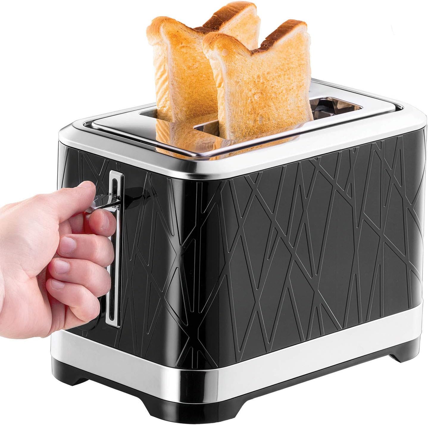 Russell Hobbs 28091 Structure Toaster, 2 Slice, Contemporary Design Featuring Lift and Look with Frozen - Image 5