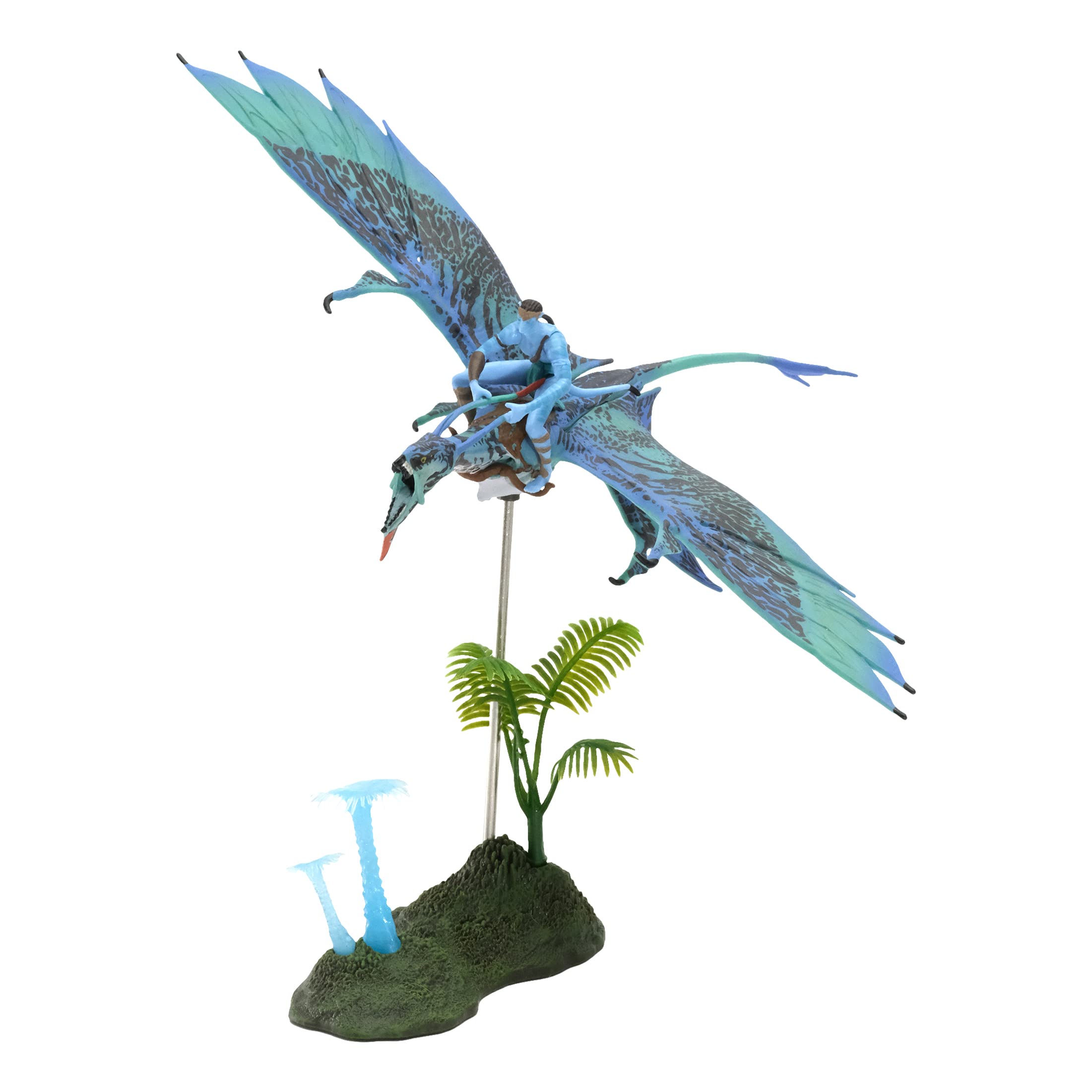 McFarlane Toys - Disney Avatar – World of Pandora Jake Sully and Bob Banshee Movie Action Figure – Disney Toys – collectible Figure – Ages 8+