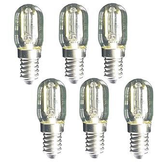 Bombilla LED de filamento de 1,5 W T22 E14 base de microondas 240 ...