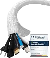 shinfly Cable Tidy Sleeve 13mm 3m Self-Closing Wire Loom 5-7 Wires