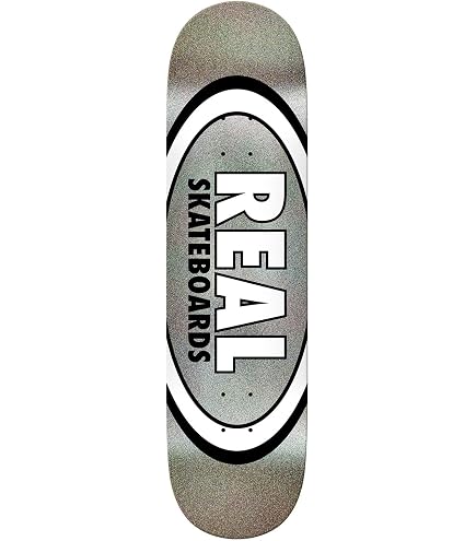 Amazon.com : Real Team Classic Oval Skateboard Deck - Red - 8.12