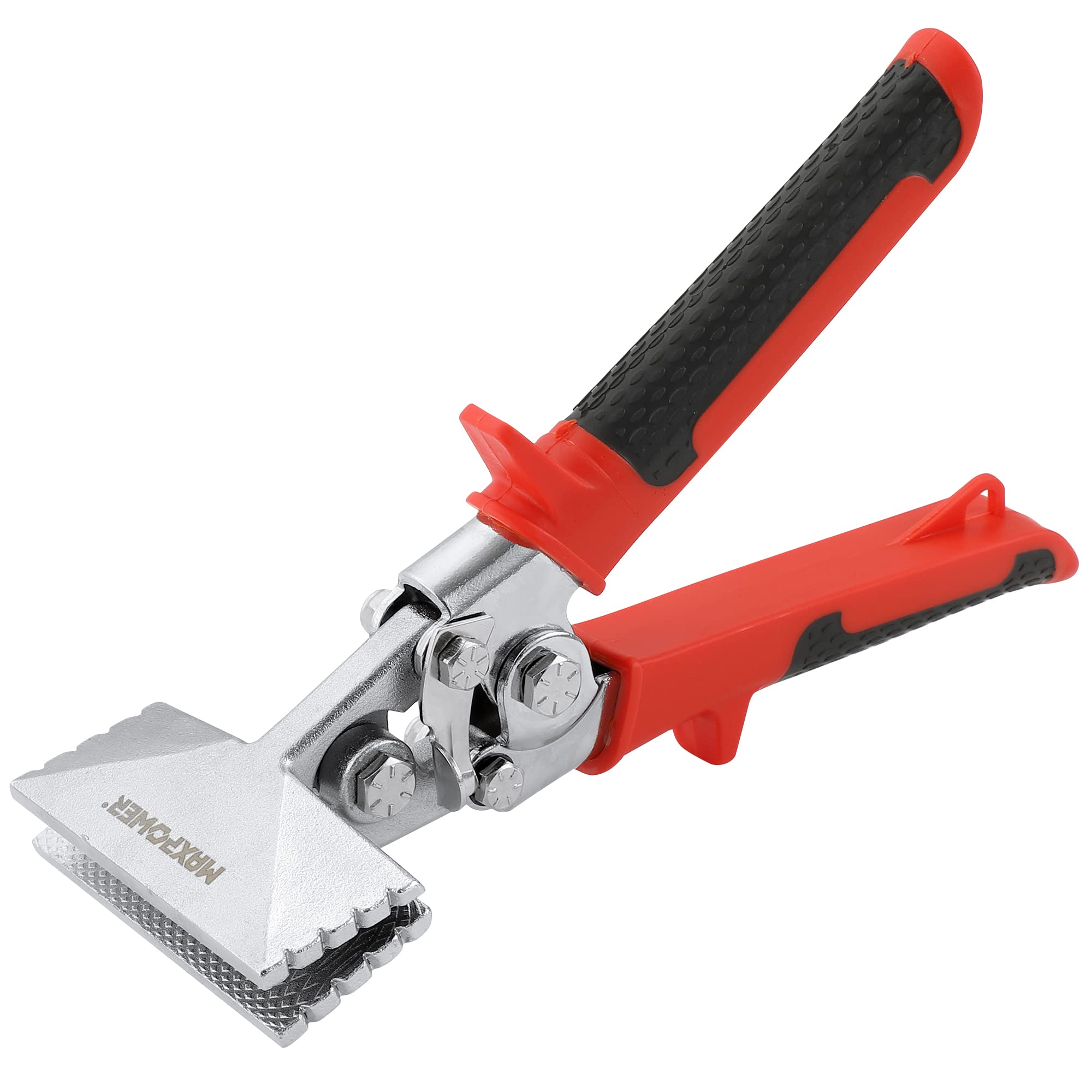 Photo 1 of MAXPOWER Sheet Metal Bender, 3-Inch Straight Jaw Metal Bender Hand Seamer for Bending and Flattening Metal, Sheet Metal Bending Tool with Ergonomic Handle